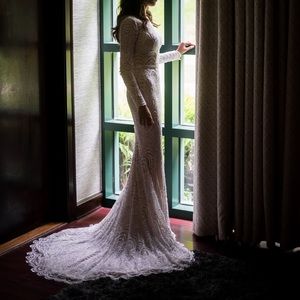 Custome made wedding  dress by Moran Kashi